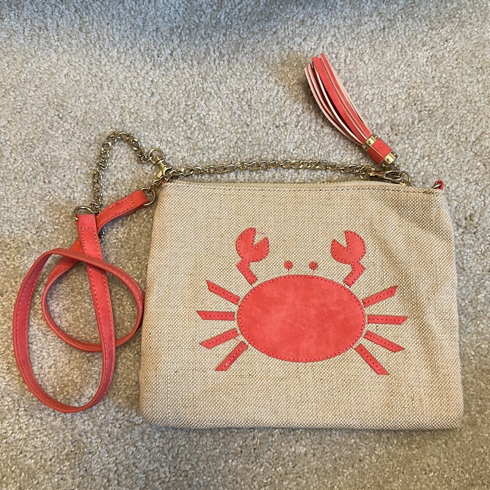 Crab crossbody bag- never used cancer zodiac